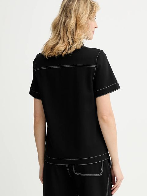 Rag & Bone polo damski kolor czarny RE2G25FT1PW