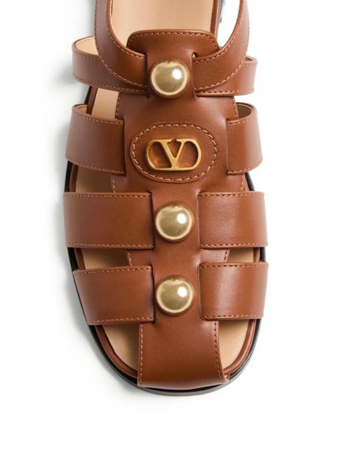 Valentino Garavani VLogo Signature fisherman sandals - Brown