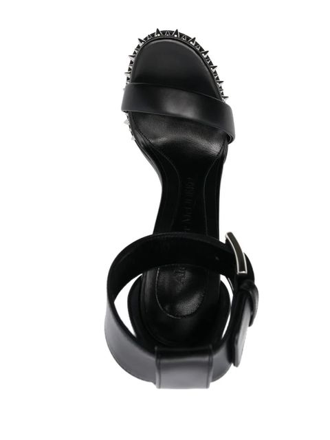 Alexander McQueen spiked-sole high-heel sandals - Black