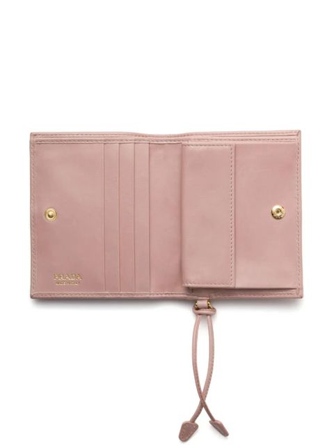 Prada small leather wallet - Pink