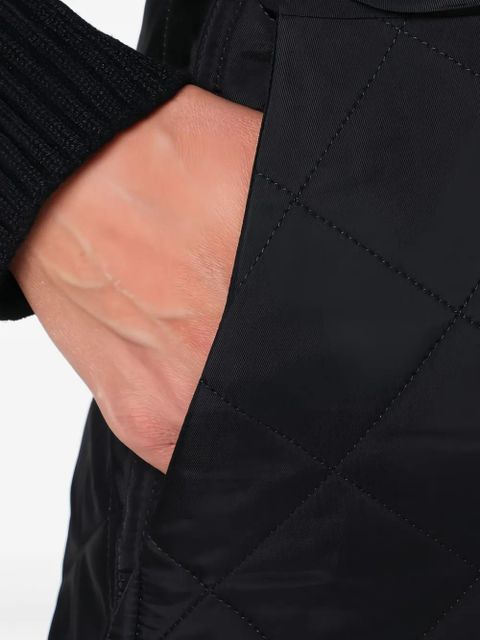 Jil Sander quilted mini skirt - Black