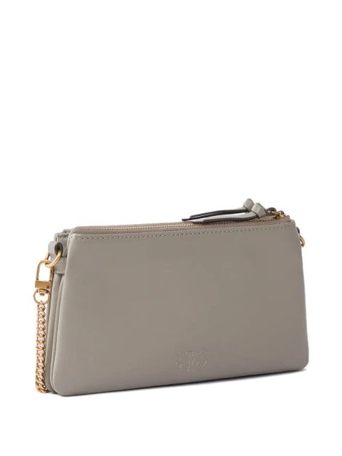 PINKO double-zip chain mini bag - Grey - zdjęcie produktu nr 2