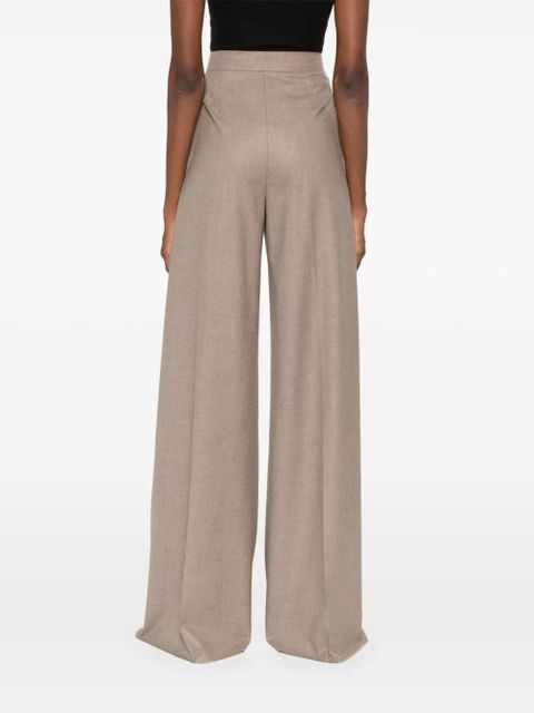 Max Mara pleated-front cashmere trousers - Neutrals