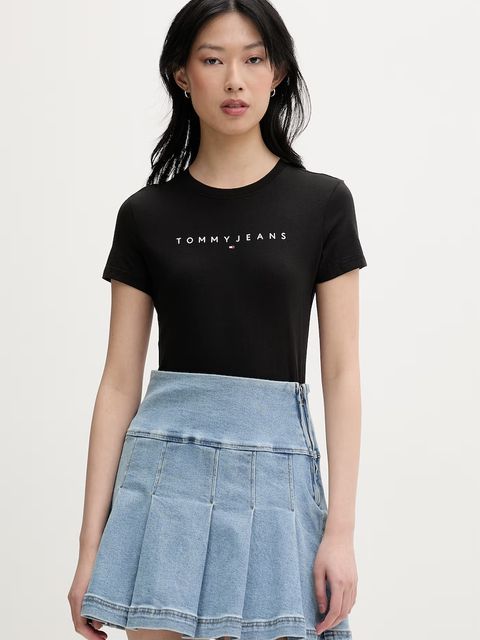 Tommy Jeans T-shirt damski bawełniany - zdjęcie produktu nr 1