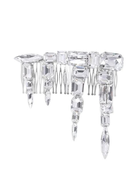 AREA crystal-cluster hair pin - Silver - zdjęcie produktu nr 1