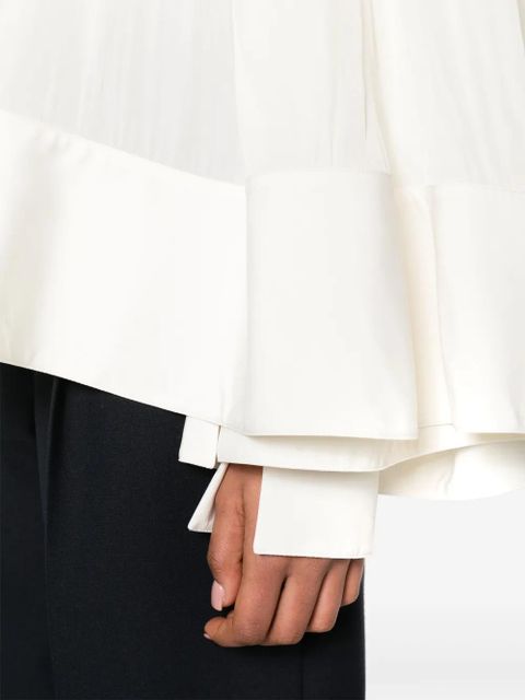 Lanvin gathered drop-shoulder kaftan - Neutrals