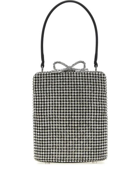 Self-Portrait Crystal Fishnet tote bag - Grey - zdjęcie produktu nr 1
