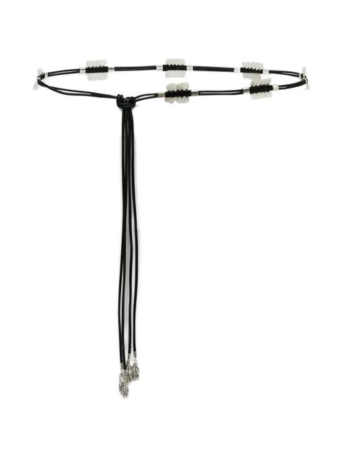 ISABEL MARANT Ranea leather belt - Black - zdjęcie produktu nr 2