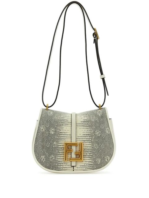 FENDI FF leather shoulder bag - White - zdjęcie produktu nr 1