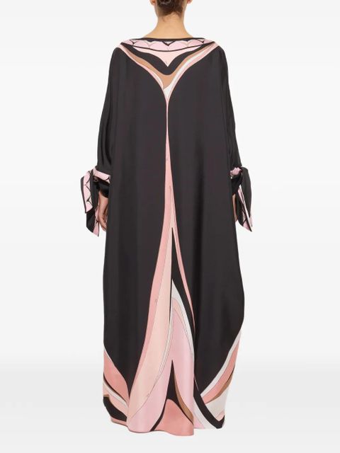 PUCCI Fari print silk kaftan - Black