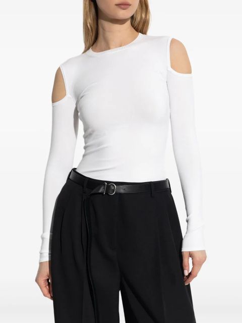 Max Mara Vik cold-shoulder long-sleeve top - White - zdjęcie produktu nr 2