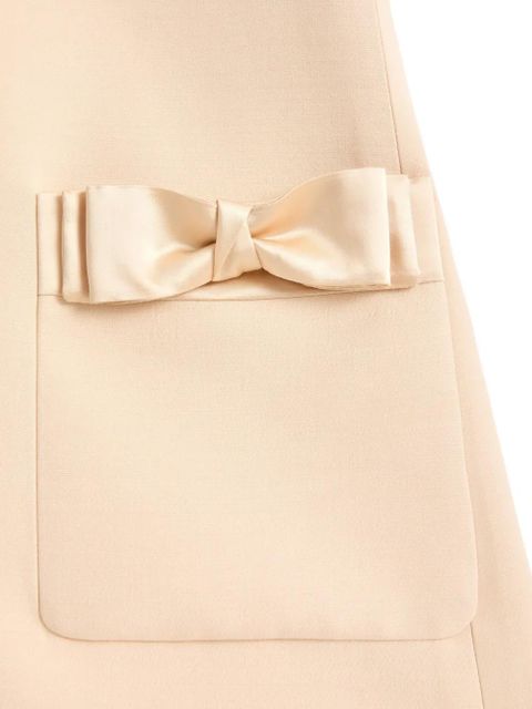 Valentino Garavani Crepe Couture mini dress - Neutrals