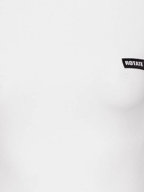 ROTATE BIRGER CHRISTENSEN short-sleeve logo T-shirt - White