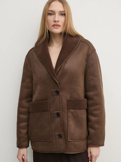 Hoss Intropia kurtka damska kolor brązowy przejściowa 5458312 - zdjęcie produktu nr 1