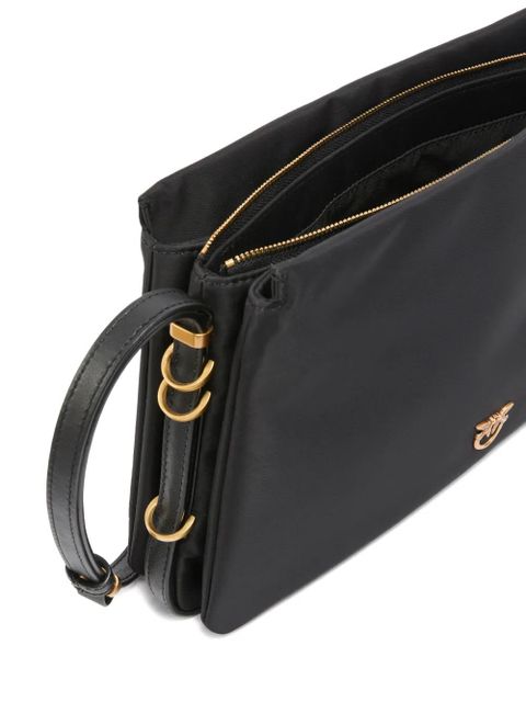 PINKO logo-plaque shoulder bag - Black