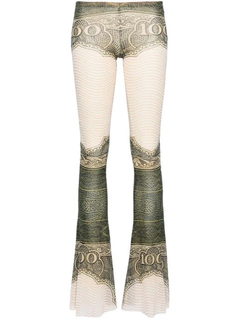 Jean Paul Gaultier Cartouche flared trousers - Neutrals - zdjęcie produktu nr 1