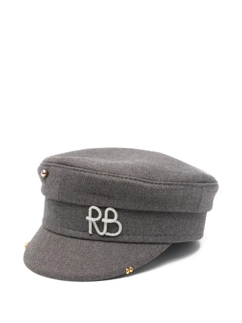 Ruslan Baginskiy Pierced Baker Boy Cap hat - Grey - zdjęcie produktu nr 1