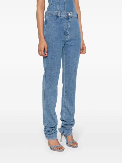 Magda Butrym high-rise slim-fit jeans - Blue