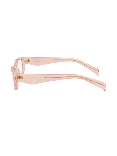 Prada Eyewear rectangle-frame glasses - Pink