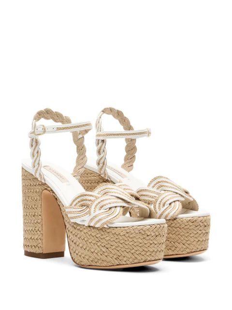 Casadei Thaiti platform sandals - White - zdjęcie produktu nr 2
