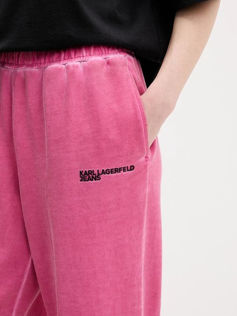 Karl Lagerfeld Jeans spodnie dresowe bawełniane