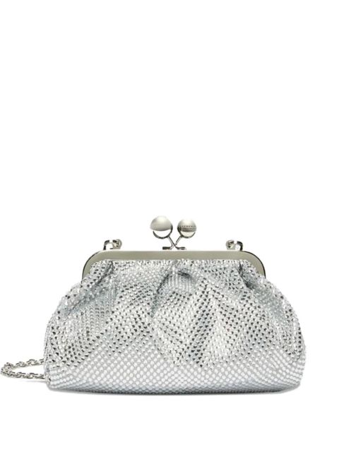 Max Mara Emy embellished clutch bag - Silver - zdjęcie produktu nr 1