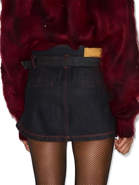 ISABEL MARANT belted wrap skirt - Blue