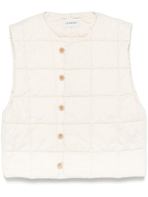 LEMAIRE quilted gilet - Neutrals - zdjęcie produktu nr 1