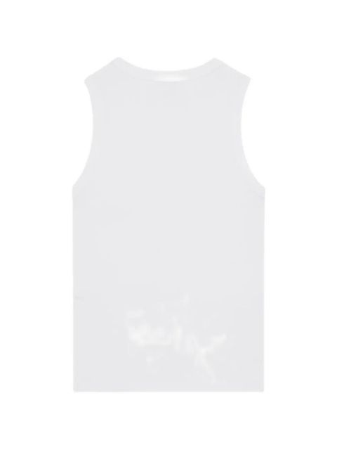 Saint Laurent Cassandre embroidered top - White - zdjęcie produktu nr 2