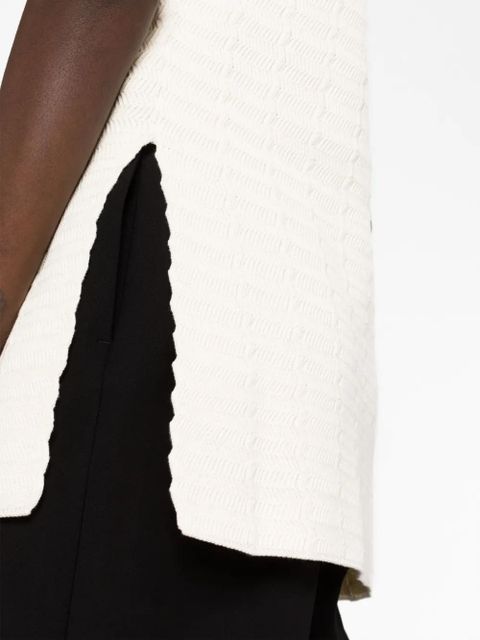 Jil Sander sleeveless knitted top - Neutrals