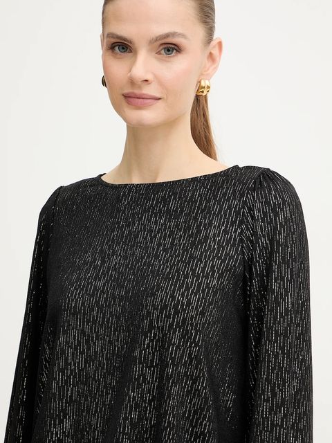 Morgan bluzka damska kolor czarny wzorzysta TIKA - zdjęcie produktu nr 2