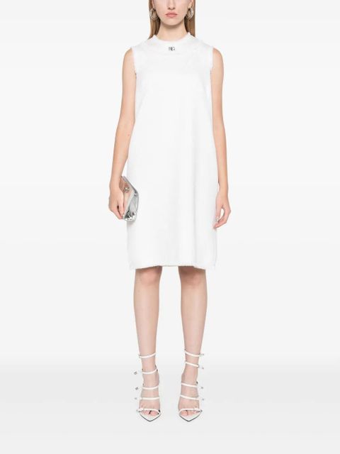 Dolce & Gabbana logo-plaque mini dress - White - zdjęcie produktu nr 2