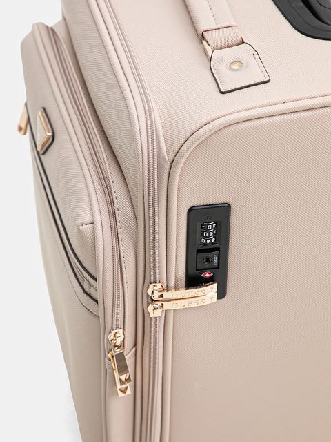 Guess walizka NOROM 53x36x16,7 cm kolor beżowy TWSN90 91983