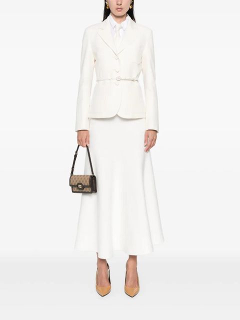 Gucci belted blazer - White