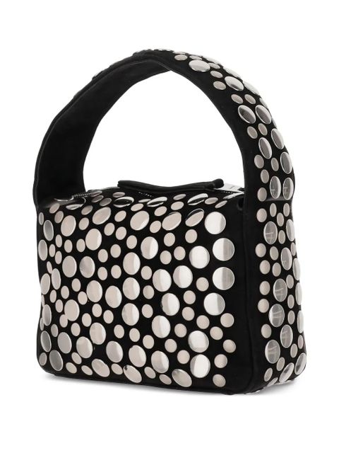 KHAITE small studded top-handle bag - Black