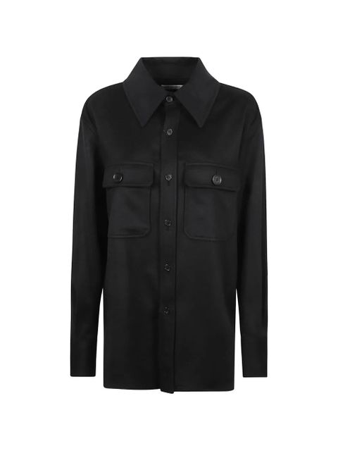 Saint Laurent buttoned pocket shirt - Black - zdjęcie produktu nr 1