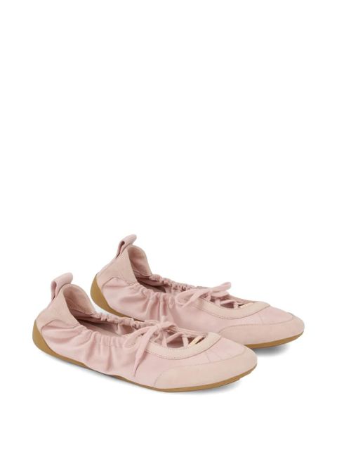 Chloé lace-up ballet flats - Pink - zdjęcie produktu nr 2