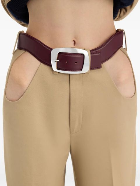 Jean Paul Gaultier open front curves trousers - Neutrals