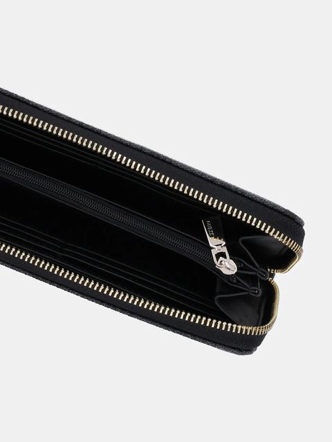 Guess portfel BRENTON damski kolor szary SWLG96 48146