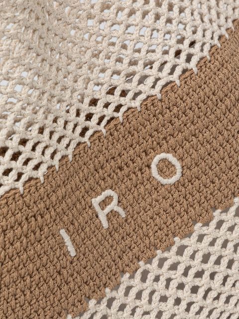 IRO torebka bawełniana kolor beżowy WM46STRINGBAG