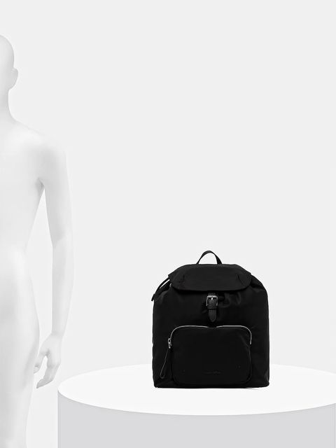 Marc O'Polo plecak damski kolor czarny mały gładki 5000009130