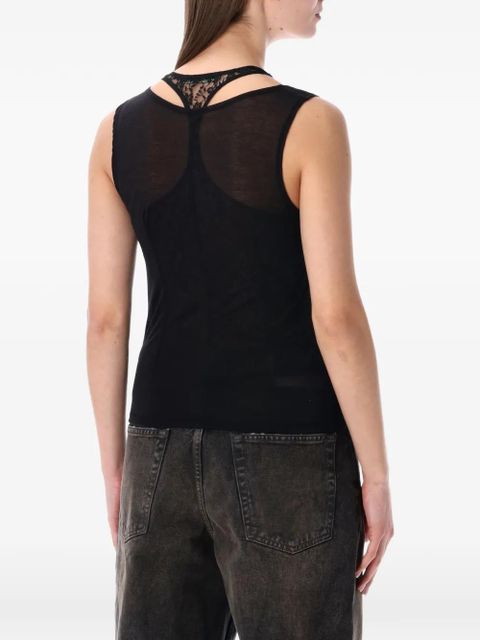 OUR LEGACY Stocking Jersey tank top - Black - zdjęcie produktu nr 2