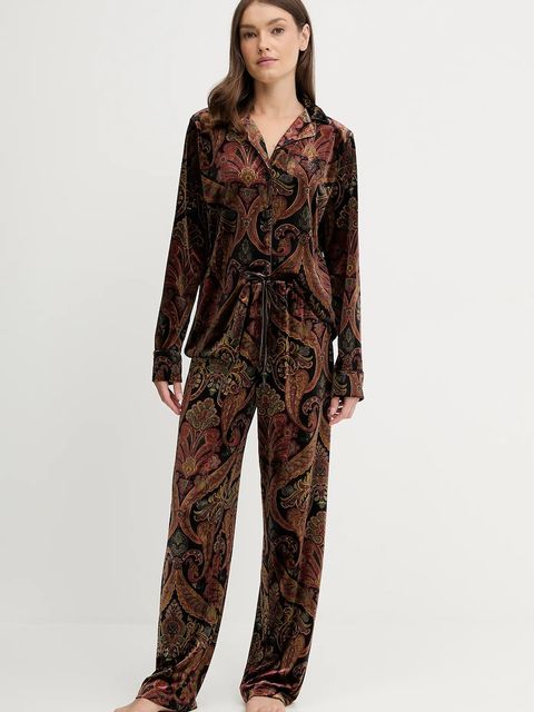 Lauren Ralph Lauren piżama damska kolor czarny ILN72463 - zdjęcie produktu nr 1