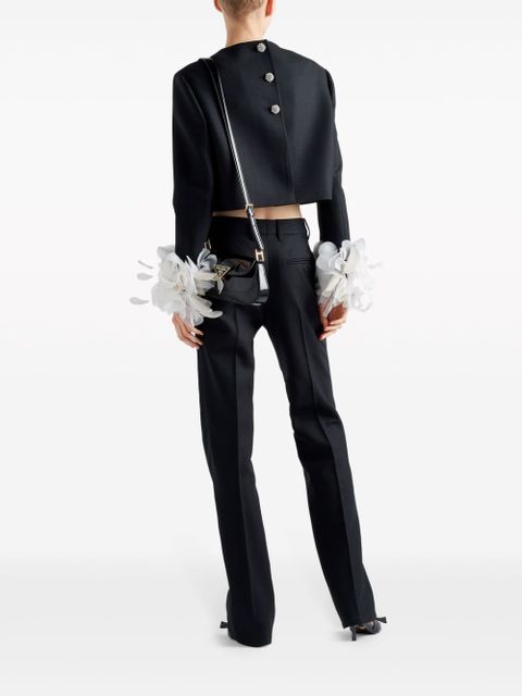 Prada wool tailored trousers - Black