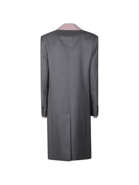 Miu Miu embroidered coat - Grey - zdjęcie produktu nr 2