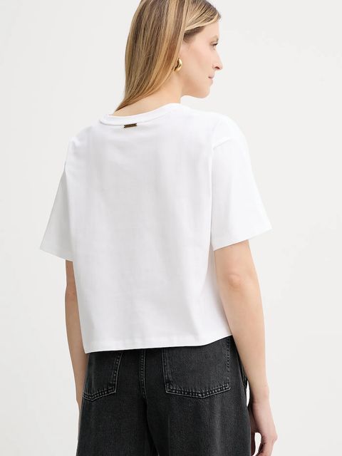 MICHAEL Michael Kors t-shirt bawełniany damski kolor biały MT551VJ2ZU