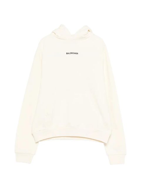 Balenciaga kangaroo-pocket hoodie - Neutrals - zdjęcie produktu nr 1