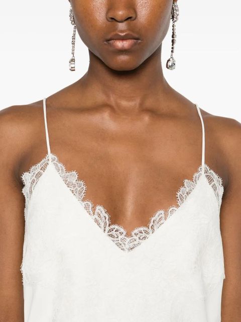 Róhe lace-trim midi dress - White - zdjęcie produktu nr 2