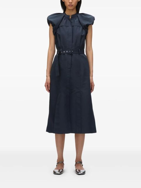 3.1 Phillip Lim poplin midi dress - Blue - zdjęcie produktu nr 2