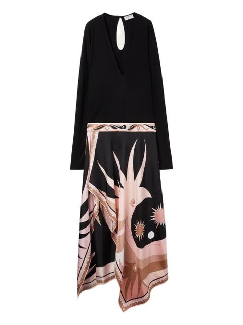 PUCCI Stella print dress - Black
